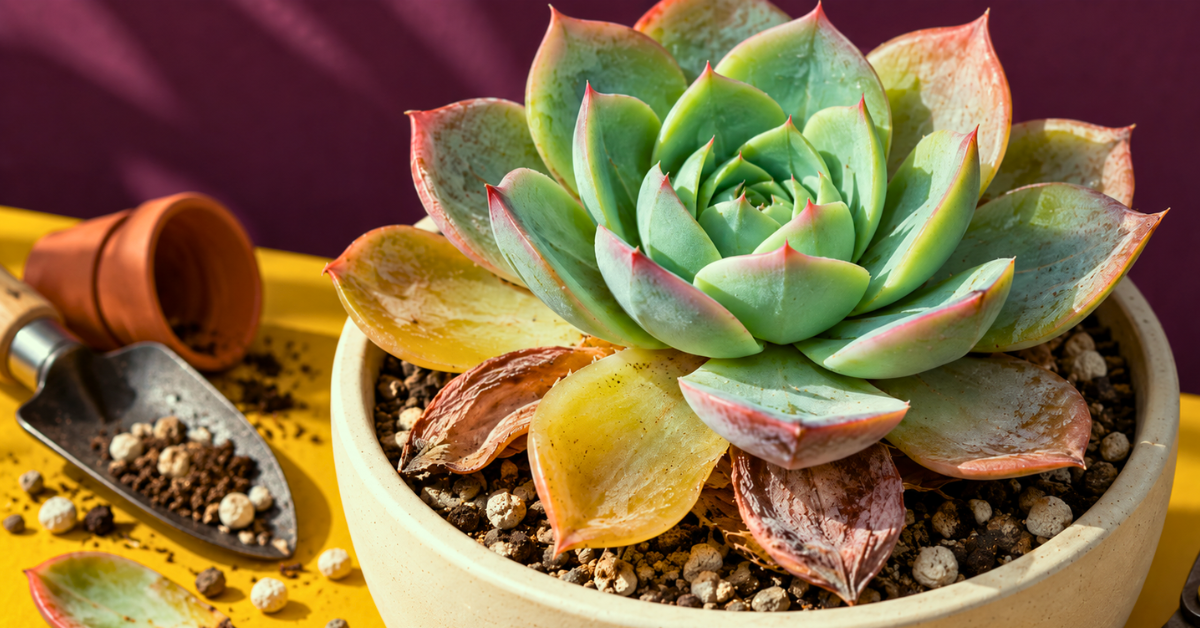 why is my succulent dying