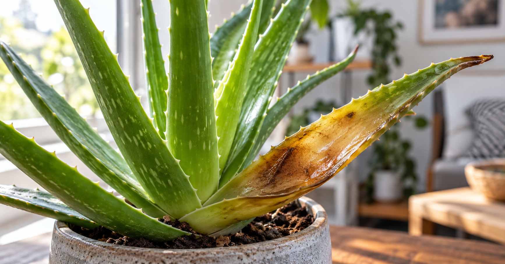 Aloe Plant Turning Brown? The Texture May Reveal What’s Wrong
