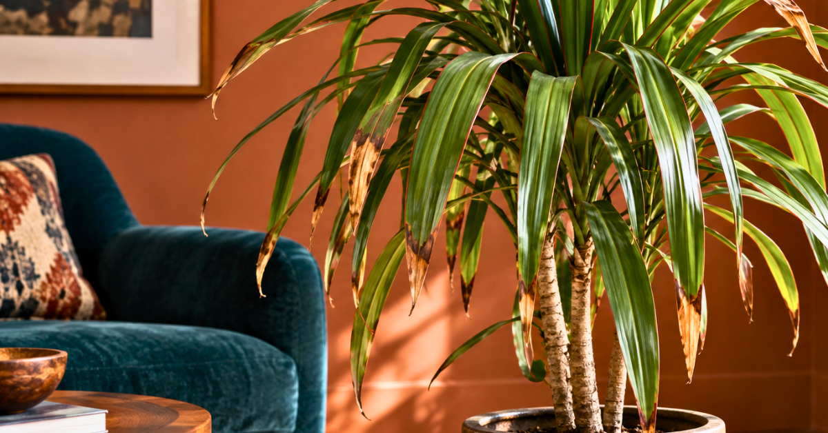 Dracaena Brown Tips? The Leaf Damage May Reveal the Cause